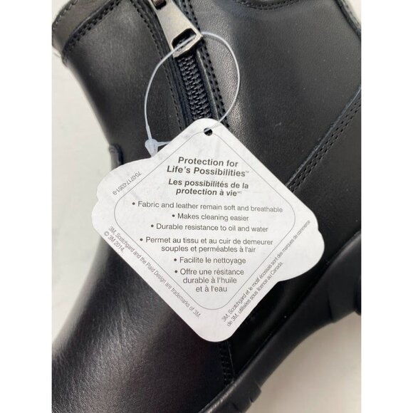 Propet Darley Ankle‎ Booties Shoe Women's 6 WIDE Black Leather Cushioned Comfort - Picture 11 of 12